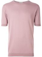 John Smedley Belden T-shirt - Pink & Purple