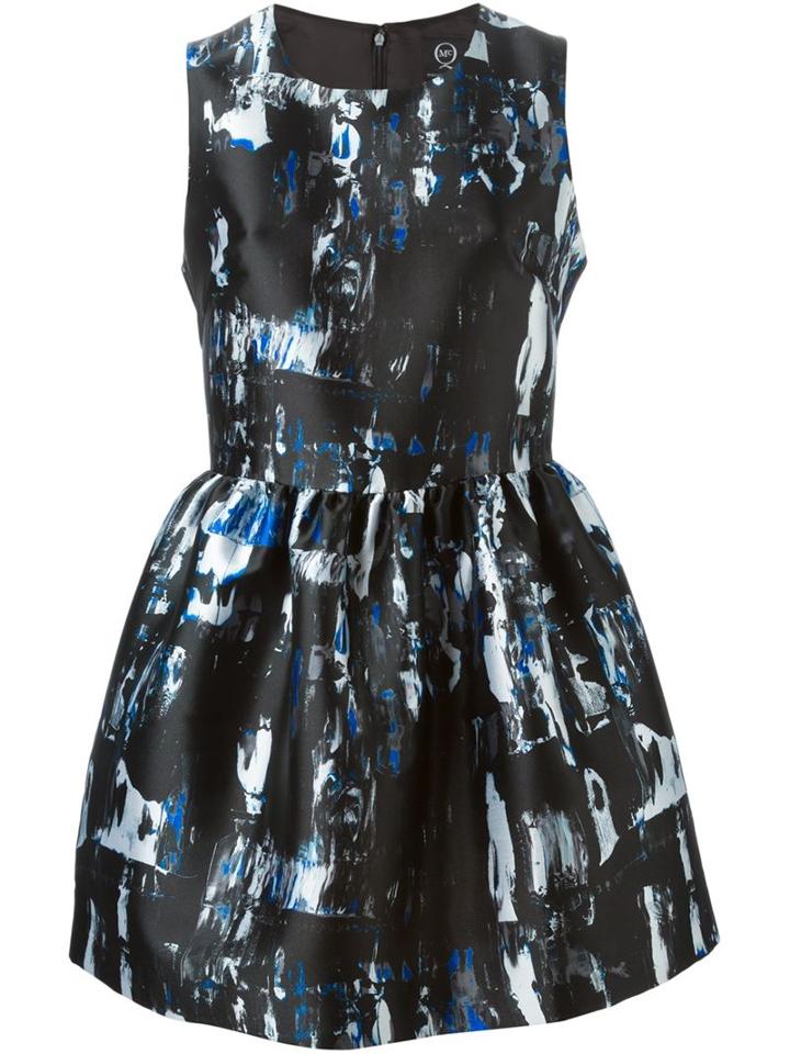 Mcq Alexander Mcqueen Richter Print Volume Dress