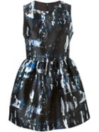 Mcq Alexander Mcqueen Richter Print Volume Dress