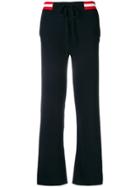 Chinti & Parker Side-stripe Knitted Trousers - Blue