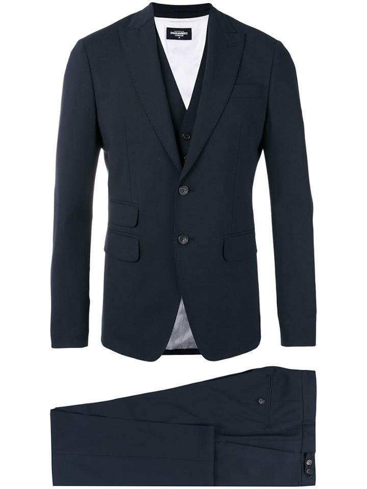 Dsquared2 London Three-piece Suit - Blue