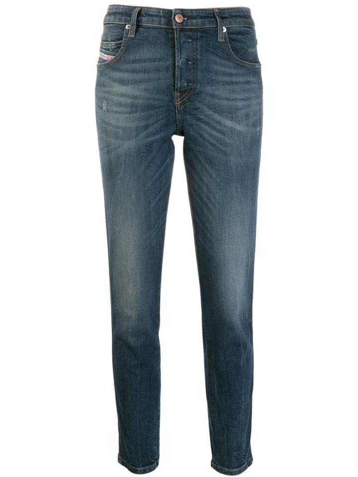 Diesel Babhila Slim-leg Jeans - Blue