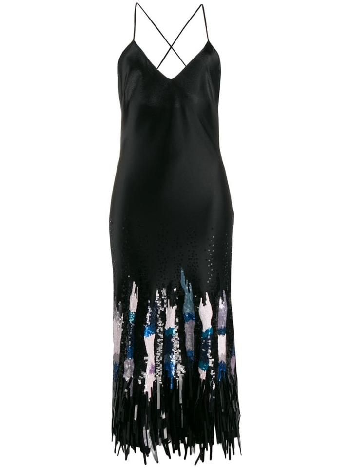 Ssheena Sleeveless Midi-dress - Black