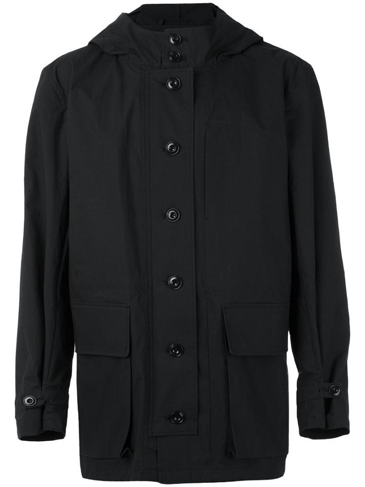 Lemaire - Hooded Coat - Men - Cotton - S, Black, Cotton