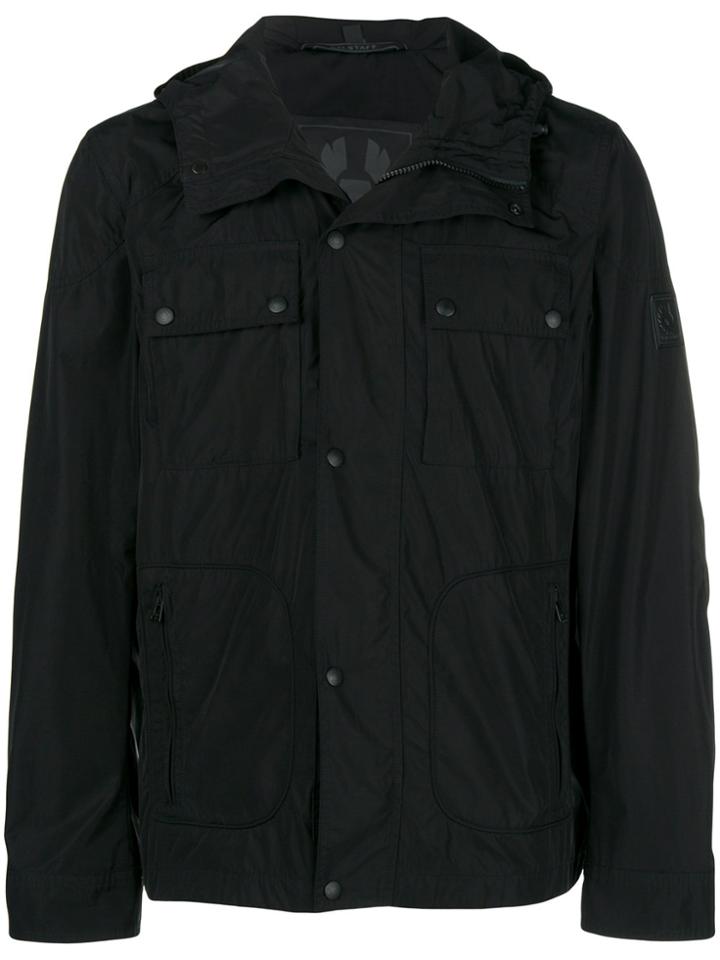 Belstaff Zipped Hooded Jacket - Black