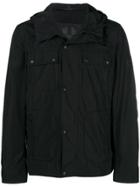 Belstaff Zipped Hooded Jacket - Black