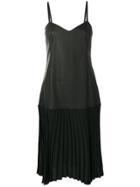 Drome Flared Midi Dress - Black
