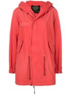 Mr & Mrs Italy Mid-length Parka - Red