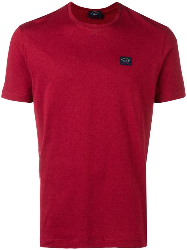 Paul & Shark Logo Patch T-shirt - Red