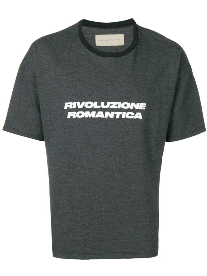 Paura Rivoluzione Romantica T-shirt - Grey
