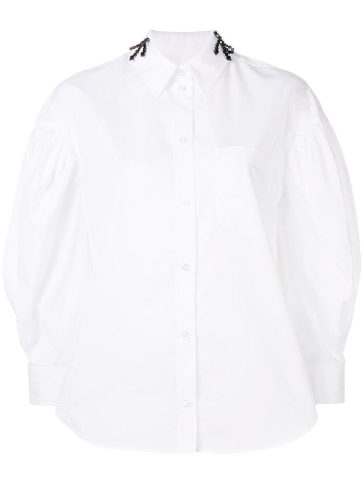 Simone Rocha Puff Sleeve Shirt - White