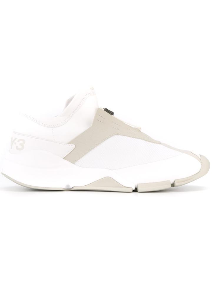 Y-3 Lace-up Sneakers - White