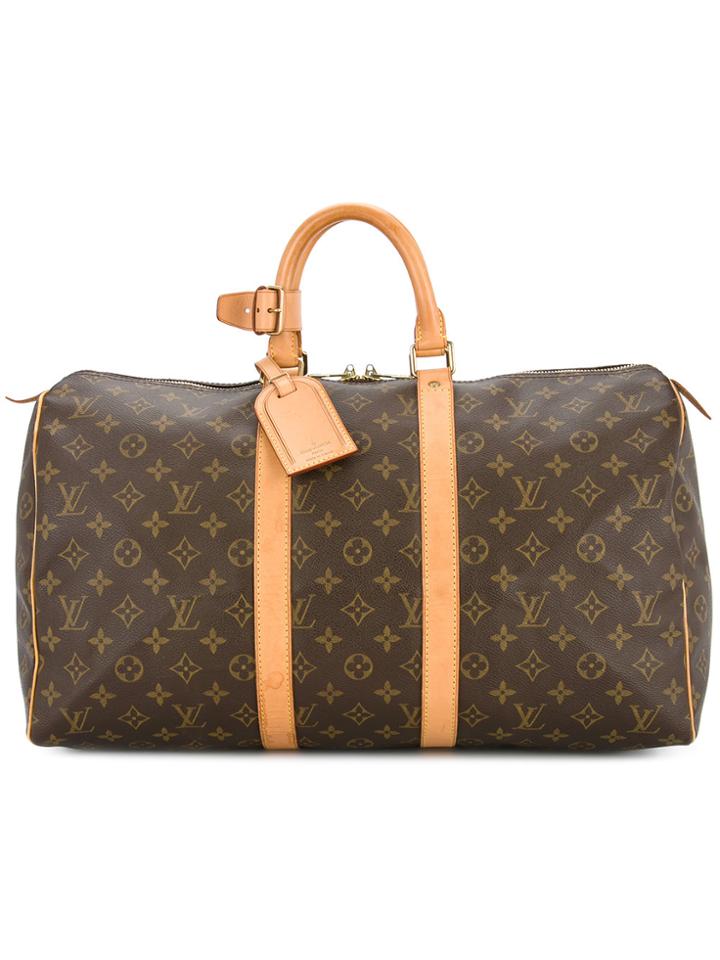 Louis Vuitton Vintage Speedy Luggage Bag - Brown