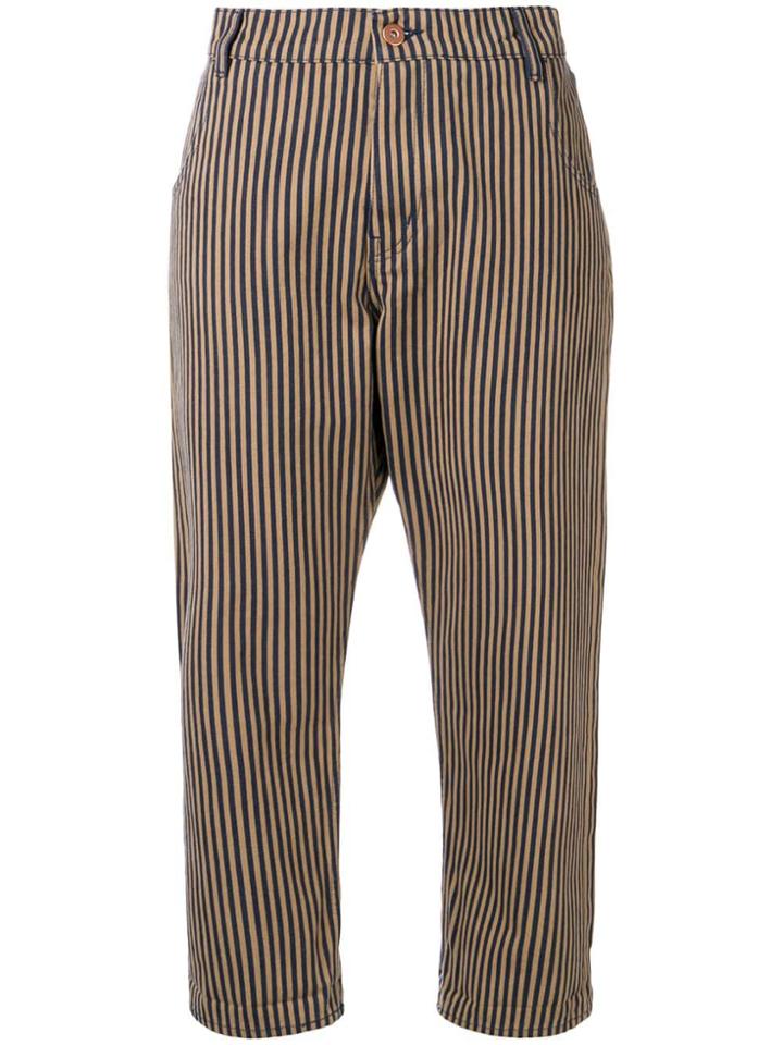 Ymc Geanie Striped Jeans - Blue