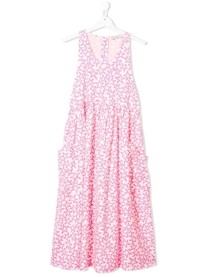 Stella Mccartney Kids Teen Star Print Dress - White