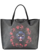 Givenchy Antigona Jaguar Shopping Tote - Black