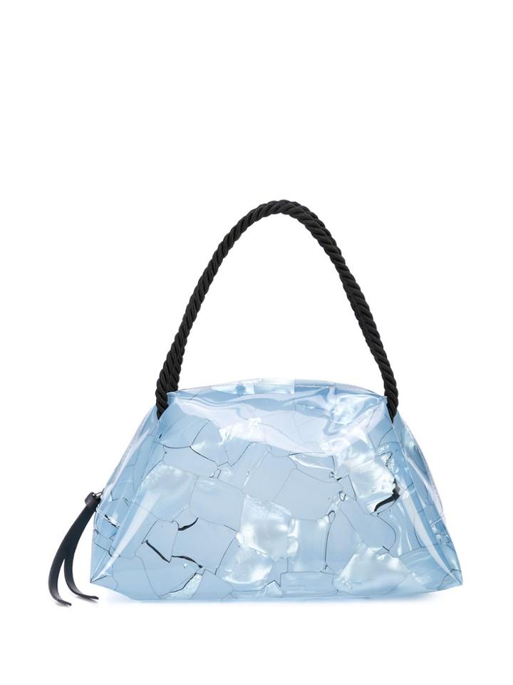 Maryam Nassir Zadeh Moonstone Mini Purse Bag - Blue