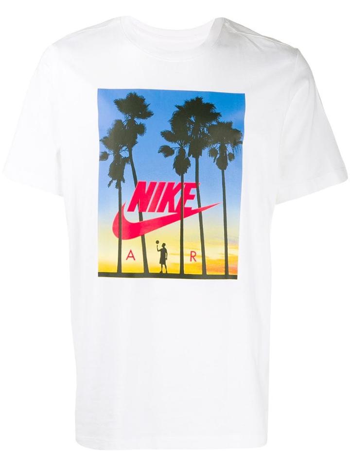 Nike Palm Tree Print T-shirt - White
