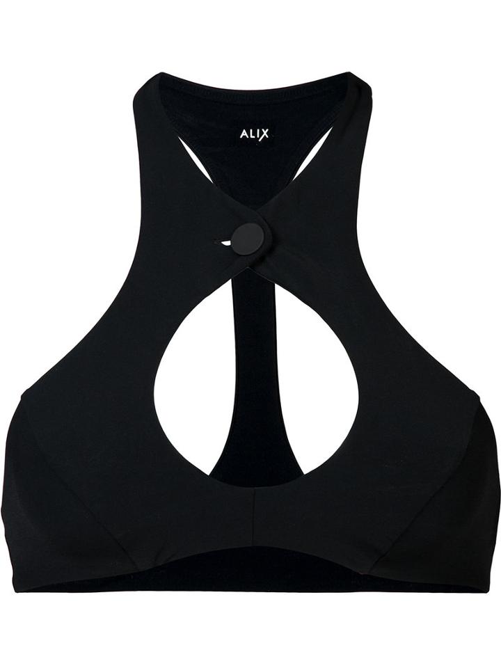 Alix - 'east' Bikini Top - Women - Nylon/spandex/elastane - M, Black, Nylon/spandex/elastane