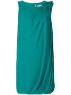 Lanvin Flower Appliqué Dress - Green