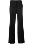 Givenchy - Wide Leg Tailored Trousers - Women - Silk/cotton/polyamide/wool - 36, Black, Silk/cotton/polyamide/wool