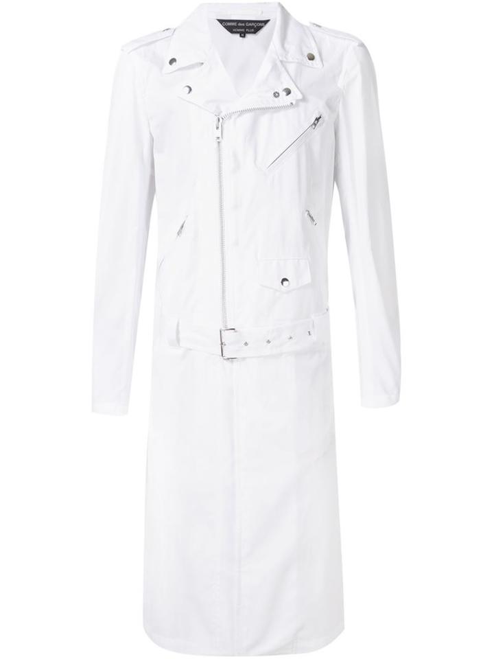 Comme Des Garçons Homme Plus Apron Appliqué Biker Jacket