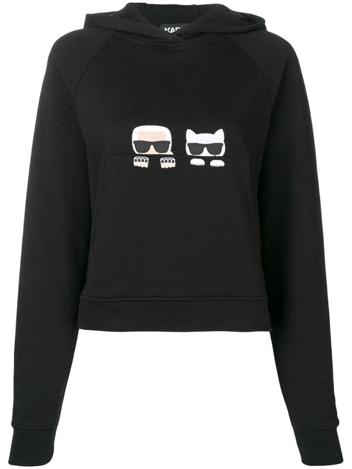 Karl Lagerfeld Ikonik Hoodie - Black