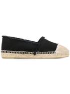 Castañer Kampala Flat Espadrilles - Black