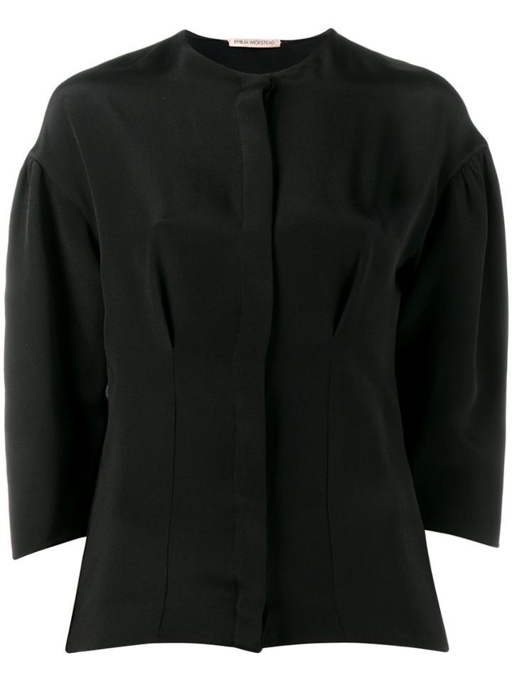 Emilia Wickstead Vanessa Blouse - Black