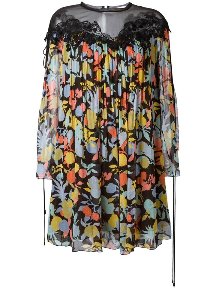 Chloé Fruit Print Dress - Black