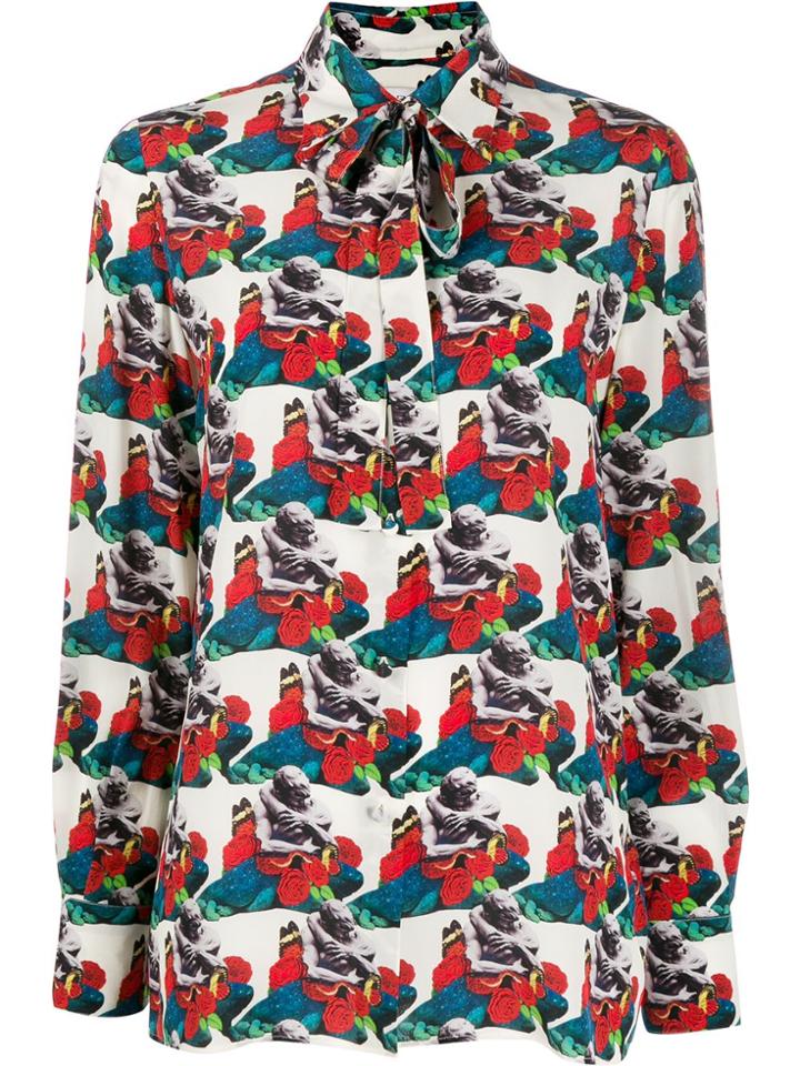 Valentino Graphic Print Shirt - White
