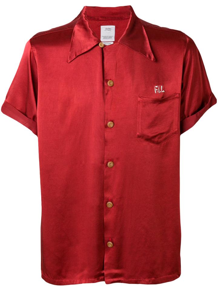 Visvim Shortsleeved Button Shirt - Red