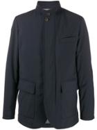 Canali Padded Down Jacket - Blue