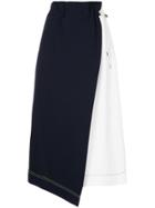 Comme Moi Two-tone Skirt - Black
