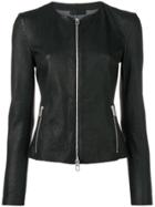 Drome Zipped Fitted Jacket - Black