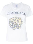 Zoe Karssen - Hear Me Roar T-shirt - Women - Cotton/modal - S, White, Cotton/modal