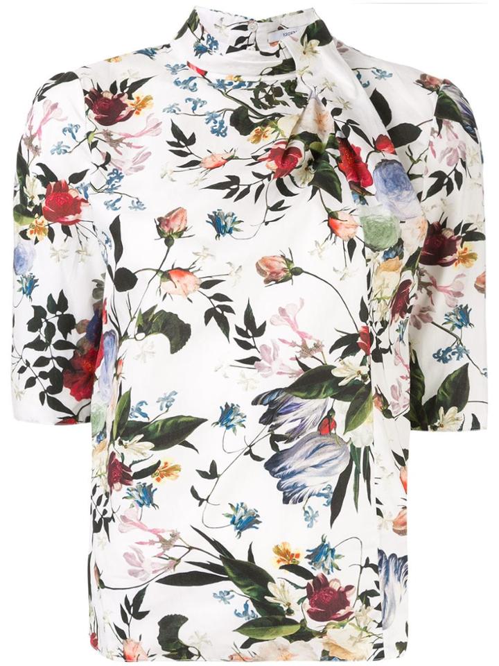 Erdem Kacey Floral Print Top - Multicolour