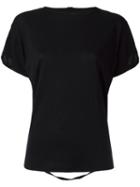 Helmut Lang Sleeves Strap T-shirt, Women's, Size: Medium, Black, Cotton/cashmere