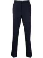 Kenzo Long Straight-leg Trousers - Blue