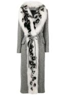 Ermanno Scervino Herringbone Robe - Black