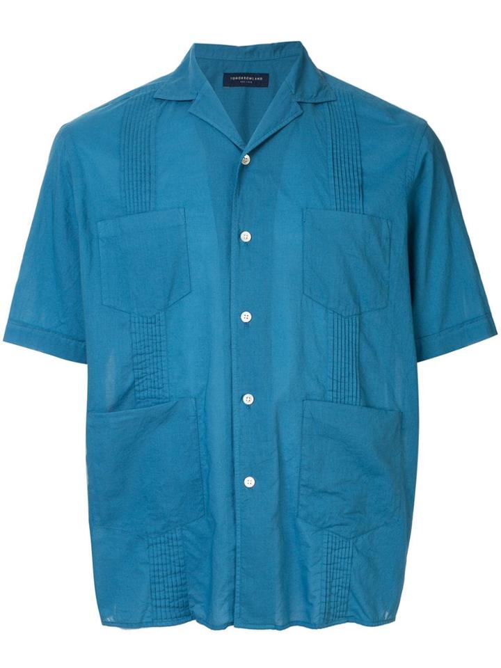 Tomorrowland Short-sleeve Fitted Shirt - Blue