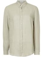 Venroy Relaxed Button Down Shirt - Green