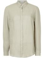 Venroy Relaxed Button Down Shirt - Green