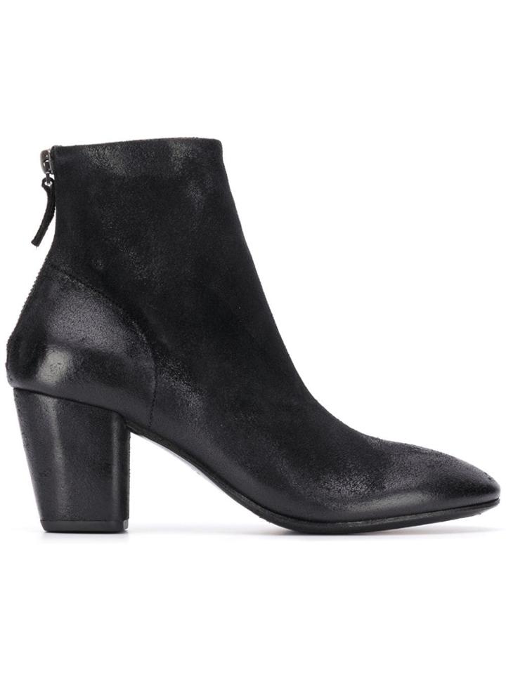 Marsèll Distressed-effect Ankle Boots - Black