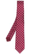 Gucci Bee And Double G Pattern Tie - Red