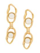 Coup De Coeur Liquid Chain Earrings - Gold