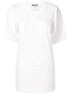 Moschino Oversized Embroidered Logo T-shirt - White