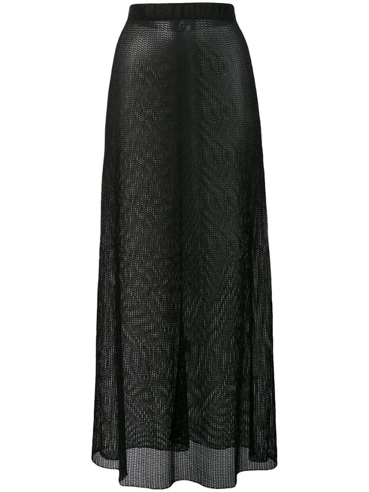 Fisico Fishnet Style Skirt - Black