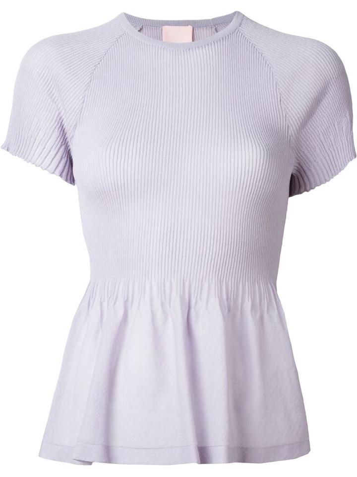 Giamba Pleated Flared Top