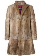 Numerootto Single Breasted Coat - Brown